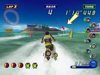 Image n° 3 - screenshots : Wave Race - Blue Storm